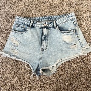 shein large jean shorts
